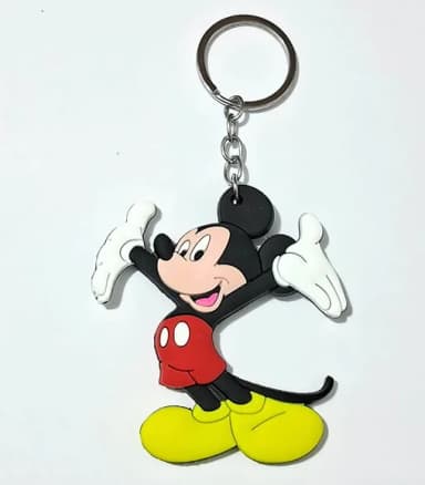 Chaveiro Mickey Frente e Verso Emborrachado 1 Unidade