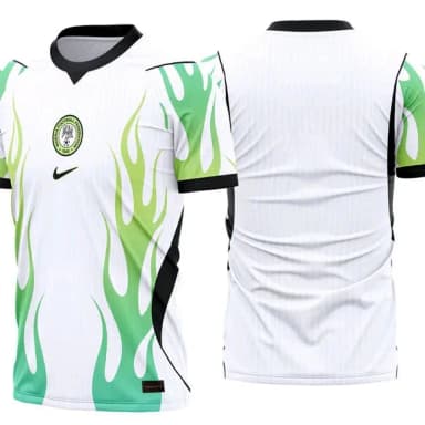 Arte Vetor Camisa Nigeria Reserva 2026-28