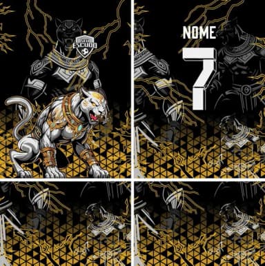 Arte Vetor Camisa Interclasse Pantera Mod-862