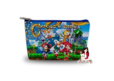 Necessaire Personalizada Sonic