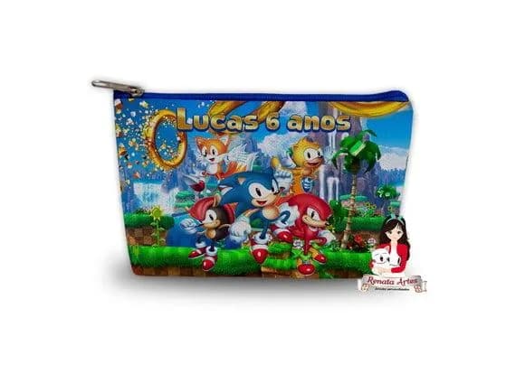 Necessaire Personalizada Sonic