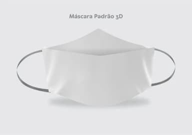 Mokunp Máscara 3D Coreldraw -yellow