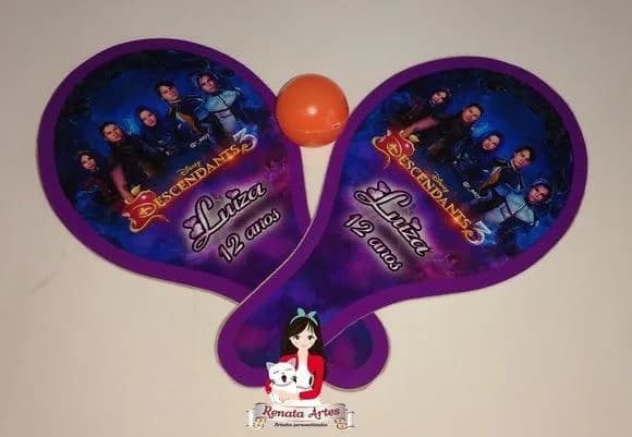 Raquetes de Ping Pong Tema Descendentes 3
