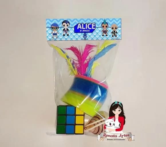 Kit Brinquedos Retrô Tema Lol Boy