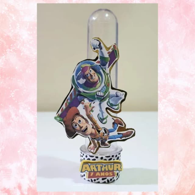Tubete personalizado lembrancinha de festa Toy Story