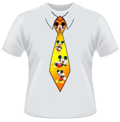 Camiseta Gravata Mickey