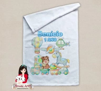 Toalhinha Personalizada Brinquedos Vintage