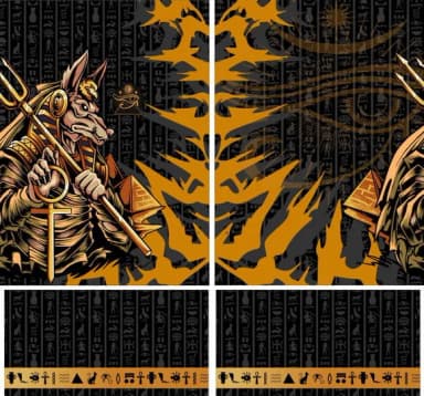 Arte Vetor Camisa Interclasse Anubis Mod-237