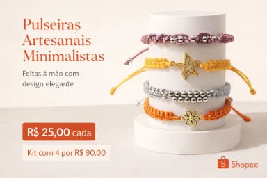 ✨ Pulseiras Artesanais – Feitas com Amor e Estilo!