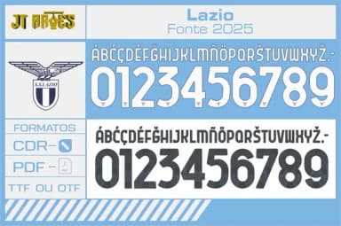 Fonte Lazio 2025 2026 R$12,00