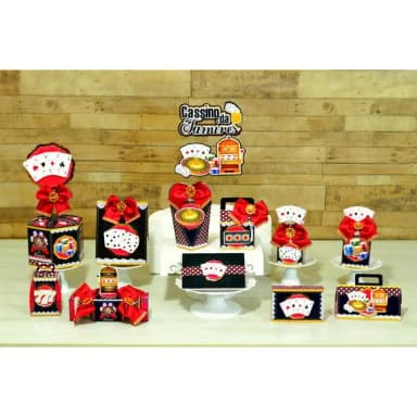 Kit 30 Lembrancinhas Cassino