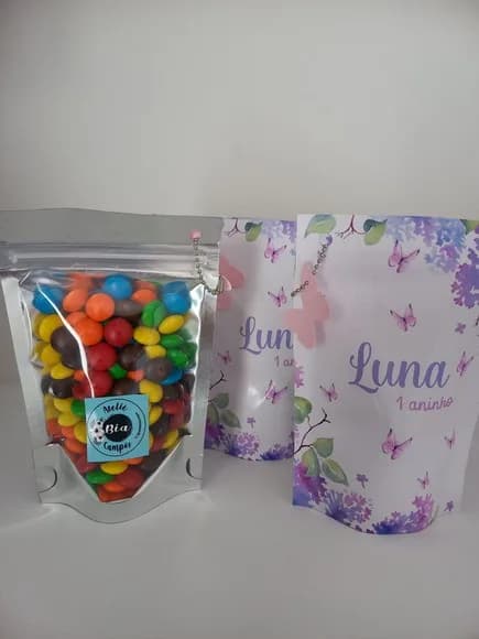 10 Saquinho Zip Lock com mm