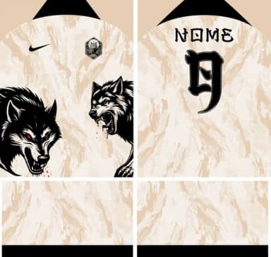 Arte Vetor Camisa Interclasse Lobos Mod-93