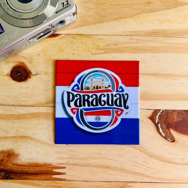 Imã Decorativo Lembrança - Paraguay
