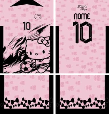 Arte Vetor Camisa Interclasse Hello Kitty Mod-832