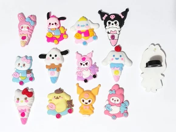 Ponteira P/lápis Turma da Hello Kitty Pacote C/12 Unidades