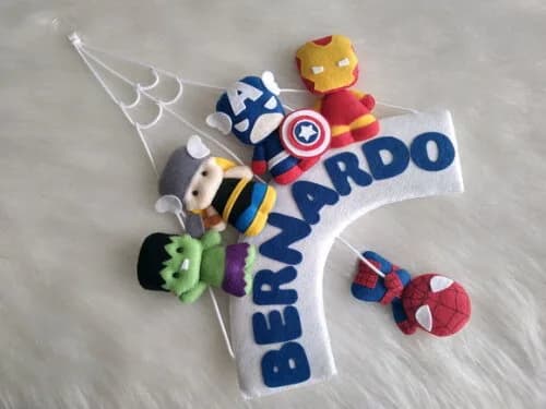 Porta Maternidade Super Heróis Toy