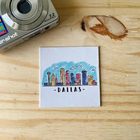 Imãs Decorativos - Dallas Texas