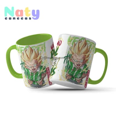 Caneca Personalizada Vegeta Torcedor Alça Color