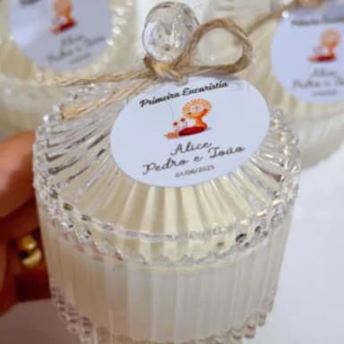Velas Perfumadas para Maternidade, Batizado e Lembrancinhas