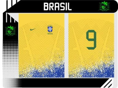 Vetor Camisa Da Camisa Do Brasil
