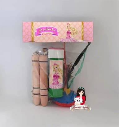 Kit Lembrancinha com Bolha de Sabão Barbie