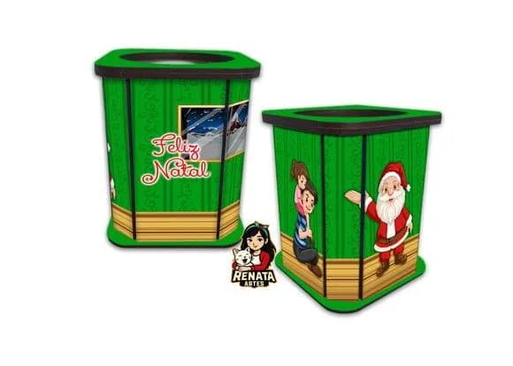 Porta Lápis Personalizado de Natal Novo