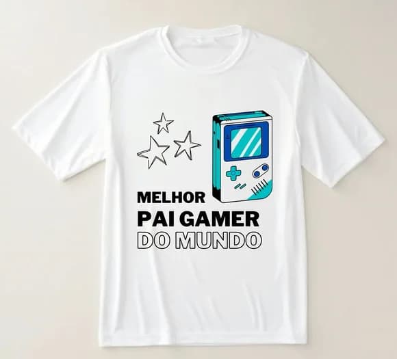 Camiseta Melhor Pai Gamer do Mundo