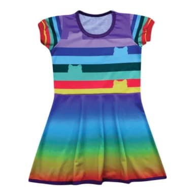 Vestido Infantil Gatoween