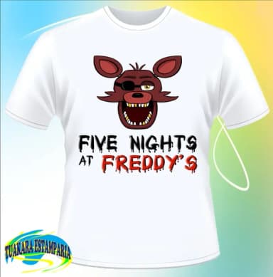 Camiseta Five Nights At Freddys 1