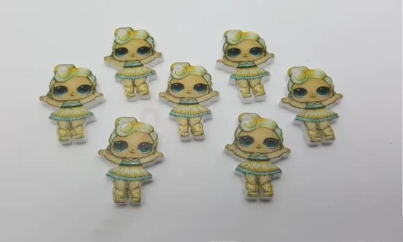 Pingente LOL Luxe em Acrílico UV de 2cm