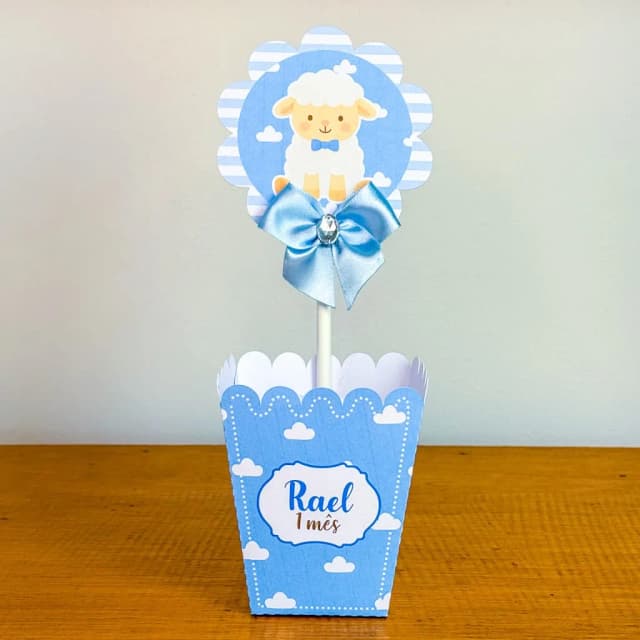 PEGUE E MONTE - Centro de Mesa CORDEIRINHO - Decoração de Festa | Lembrancinhas | Aniversário | Personalizados
