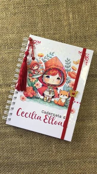 Caderneta de Saúde Personalizada - Chapeuzinho Vermelho