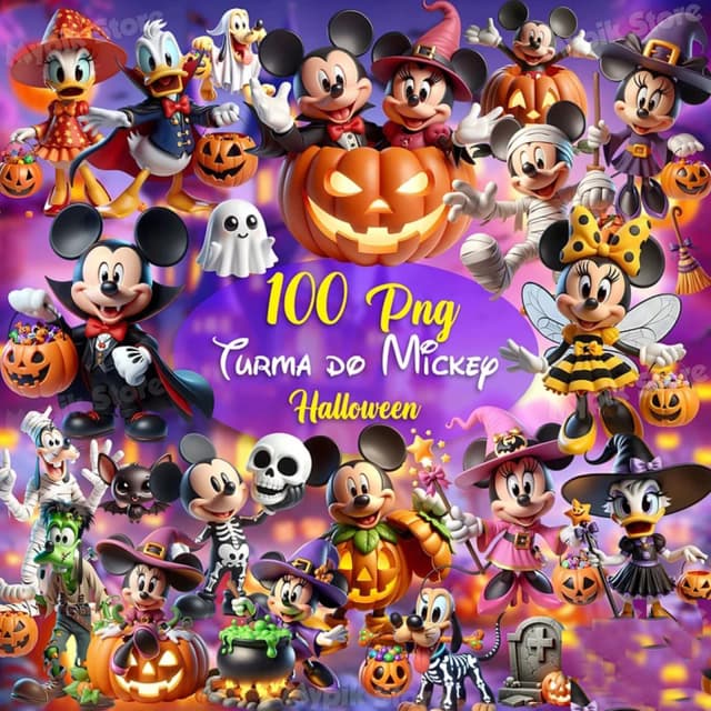 KIT DIGITAL MICKEY HALLOWEEN 11