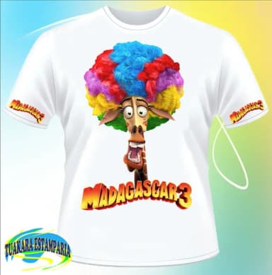 Camiseta Madagascar 3 - Melman
