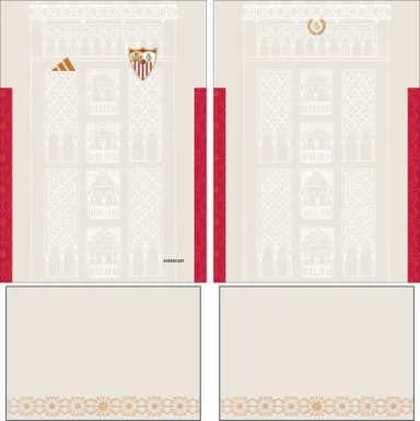 Arte Vetor Camisa Sevilla Concept 2025