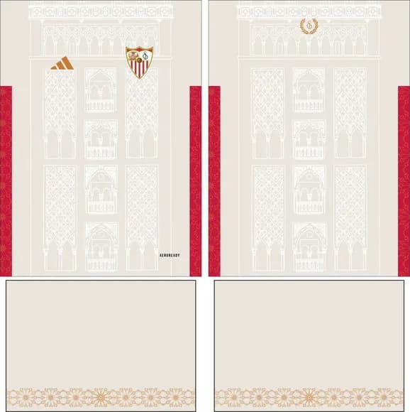 Arte Vetor Camisa Sevilla Concept 2025