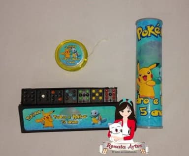 Kit Jogos Personalizado Pokemon