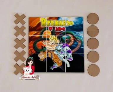 Jogo da Velha Personalizado Dragon Ball