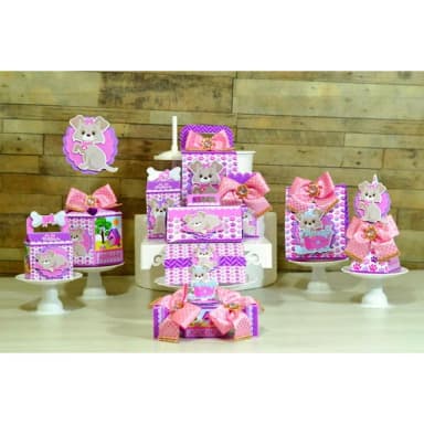 Kit 60 Lembrancinhas - Pet Rosa