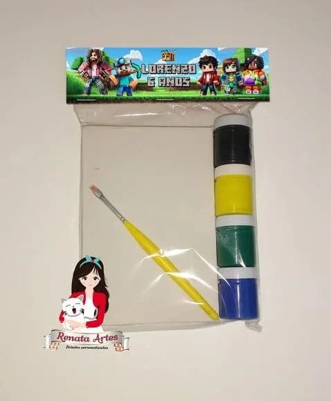 Kit Pintura Personalizado Minecraft Filme