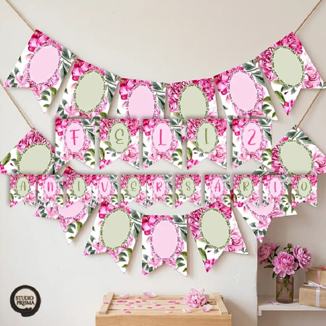 Kit Festa Shabby Chic para Imprimir