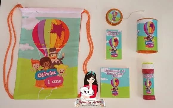 Kit personalizado Mundo Bita no Balão