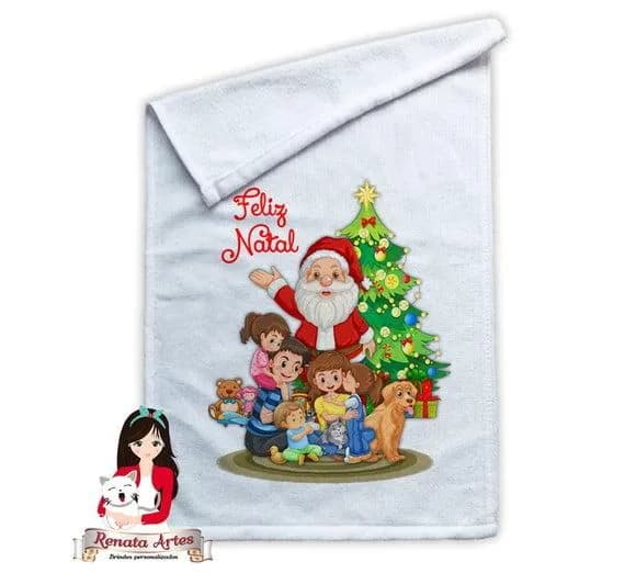 Toalhinha Personalizada Natal 2025