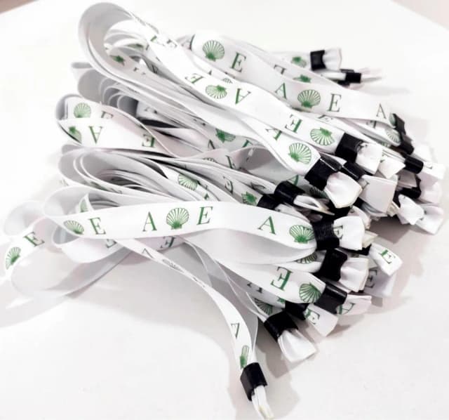 Pulseiras Personalizadas de Tecido Festas e Eventos !