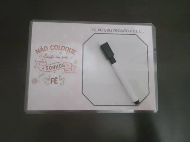 Porta recado de geladeira