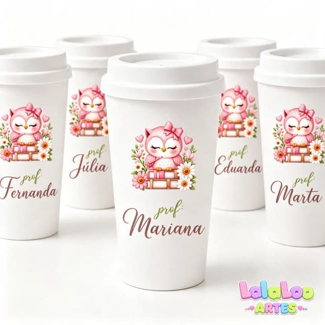 Copo Eco Bucks Dia dos Professores com nome