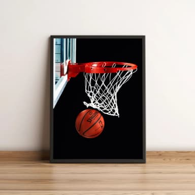 Quadro Cesta de Basquete Momento da Vitória 137