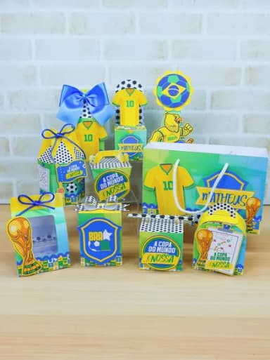 Kit 30 Lembrancinhas Copa do Mundo