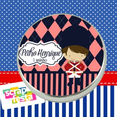 Latinhas Personalizadas Festa Soldadinho de Chumbo